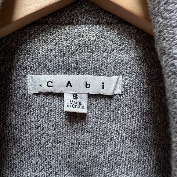 CAbi Jacket Blazer #393‎ Nautical Peacoat Heather Grey Career Work Size Small - Picture 6 of 8
